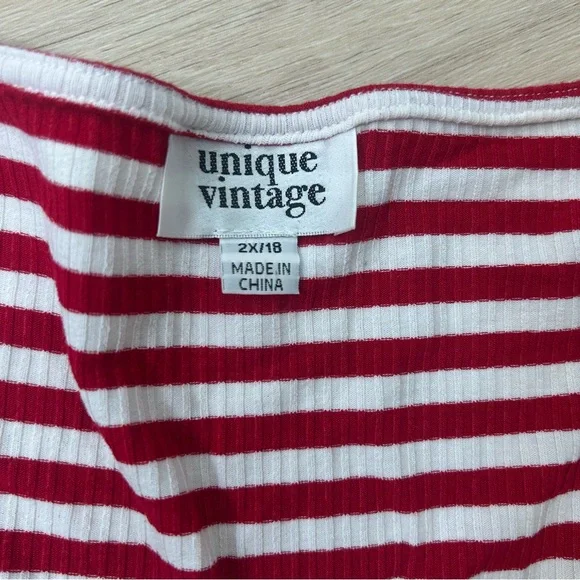 Unique vintage 4th of July outfit women’s size 2X 18 top and shorts - Picture 6 of 6